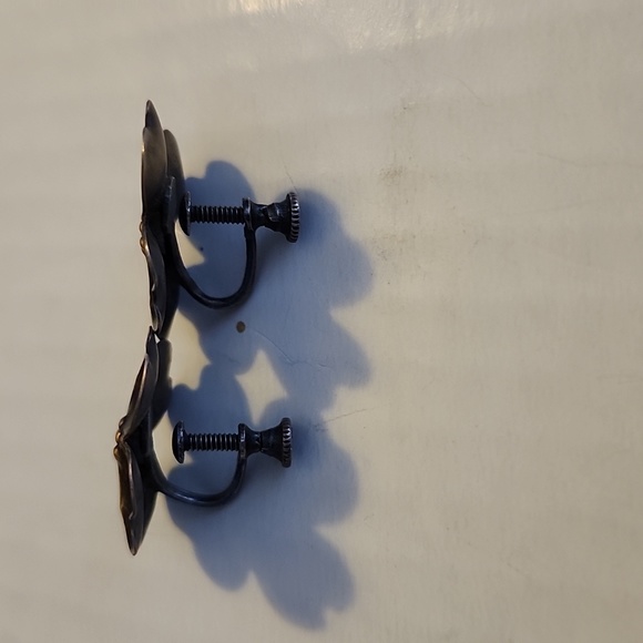 Sterling Silver Stuart Nye Brooch & Matching Earrings - Picture 3 of 11